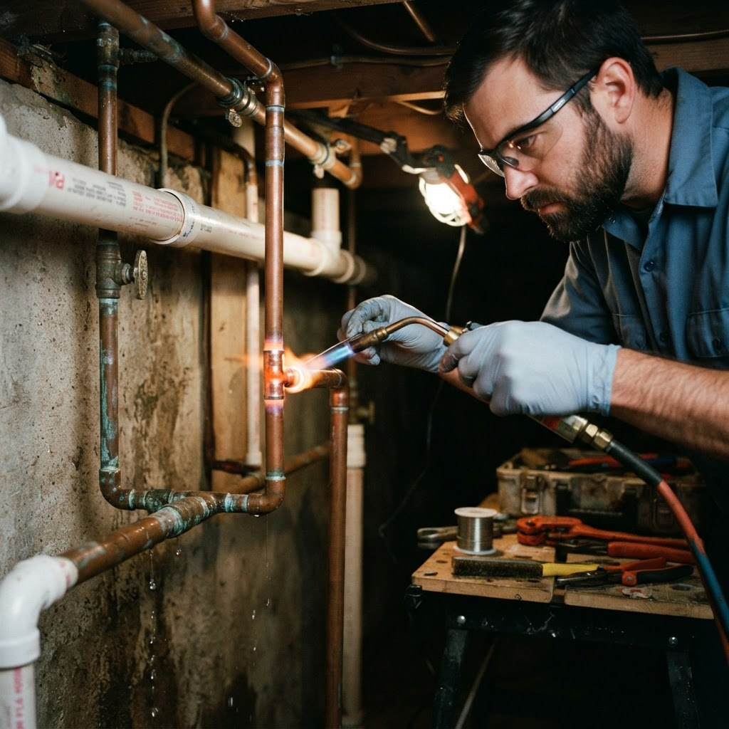 Emergency plumbing pipe repair in Chadron NE