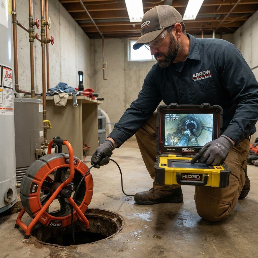 Sewer Line Camera Inspection in Chadron NE