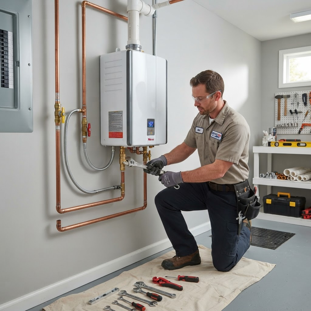 Tankless Water Heater Install in Chadron NE